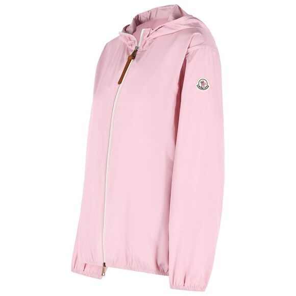 Moncler 'Fegeos' Pink Polyester Hooded Jacket Women - Picture 2 of 3